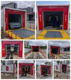 中國南昌，中國石化，隧道9刷電腦洗車機安裝調試中